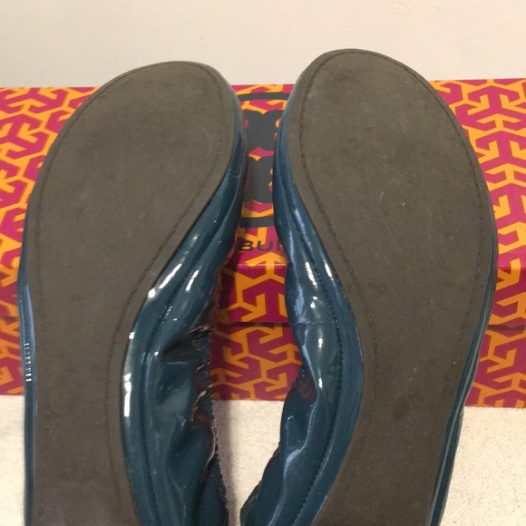 Teal flat Tory Burch - Picture 6 of 7